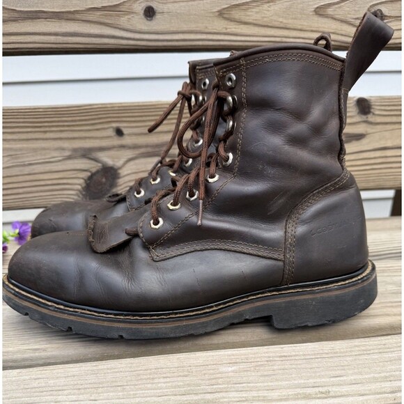 Cody James Kiltie Leather Comp Toe Work Boot Men\'s Size 12D Square Toe Lace Up main image 4